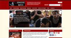 Desktop Screenshot of genocidewatch.net